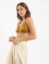 Cotton bralette with elastic straps
